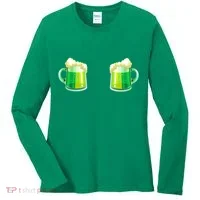 Green Beer Boobs - St. Patrick's Day Women's Long Sleeve Shirt thumb 0