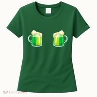 Green Beer Boobs - St. Patrick's Day Women's T-Shirt thumb 0