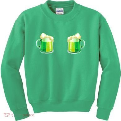 Green Beer Boobs - St. Patrick's Day Kids Sweatshirt