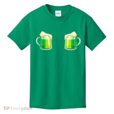 Green Beer Boobs - St. Patrick's Day Kids T-Shirt