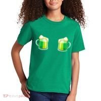 Green Beer Boobs - St. Patrick's Day Kids T-Shirt thumb 2