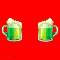Green Beer Boobs - St. Patrick's Day Santa Hat thumb 1