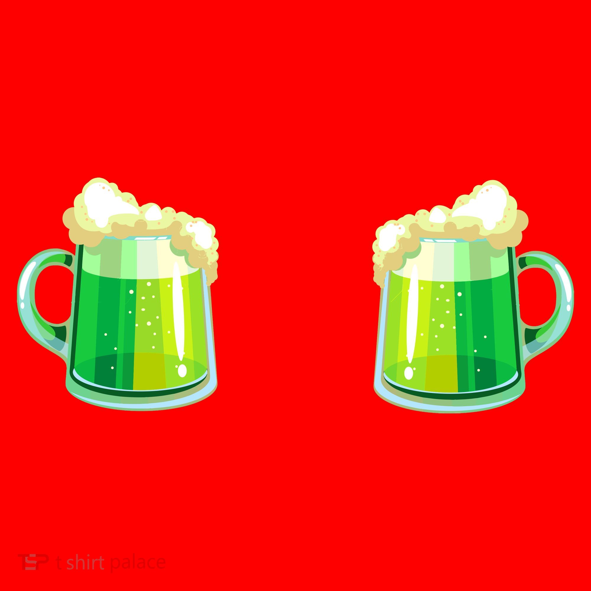 Green Beer Boobs - St. Patrick's Day Santa Hat