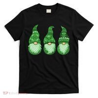 Green Ugly Sweater Irish Gnomes St Patricks Day T-Shirt thumb 0