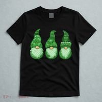 Green Ugly Sweater Irish Gnomes St Patricks Day T-Shirt thumb 5