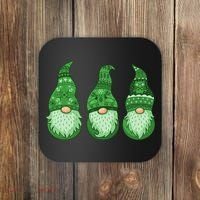 Green Ugly Sweater Irish Gnomes St Patricks Day Coaster thumb 0