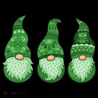 Green Ugly Sweater Irish Gnomes St Patricks Day Women's Hoodie thumb 2