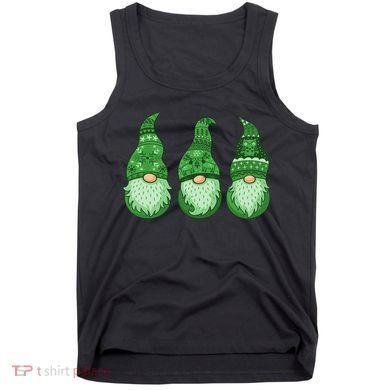 Green Ugly Sweater Irish Gnomes St Patricks Day Tank Top