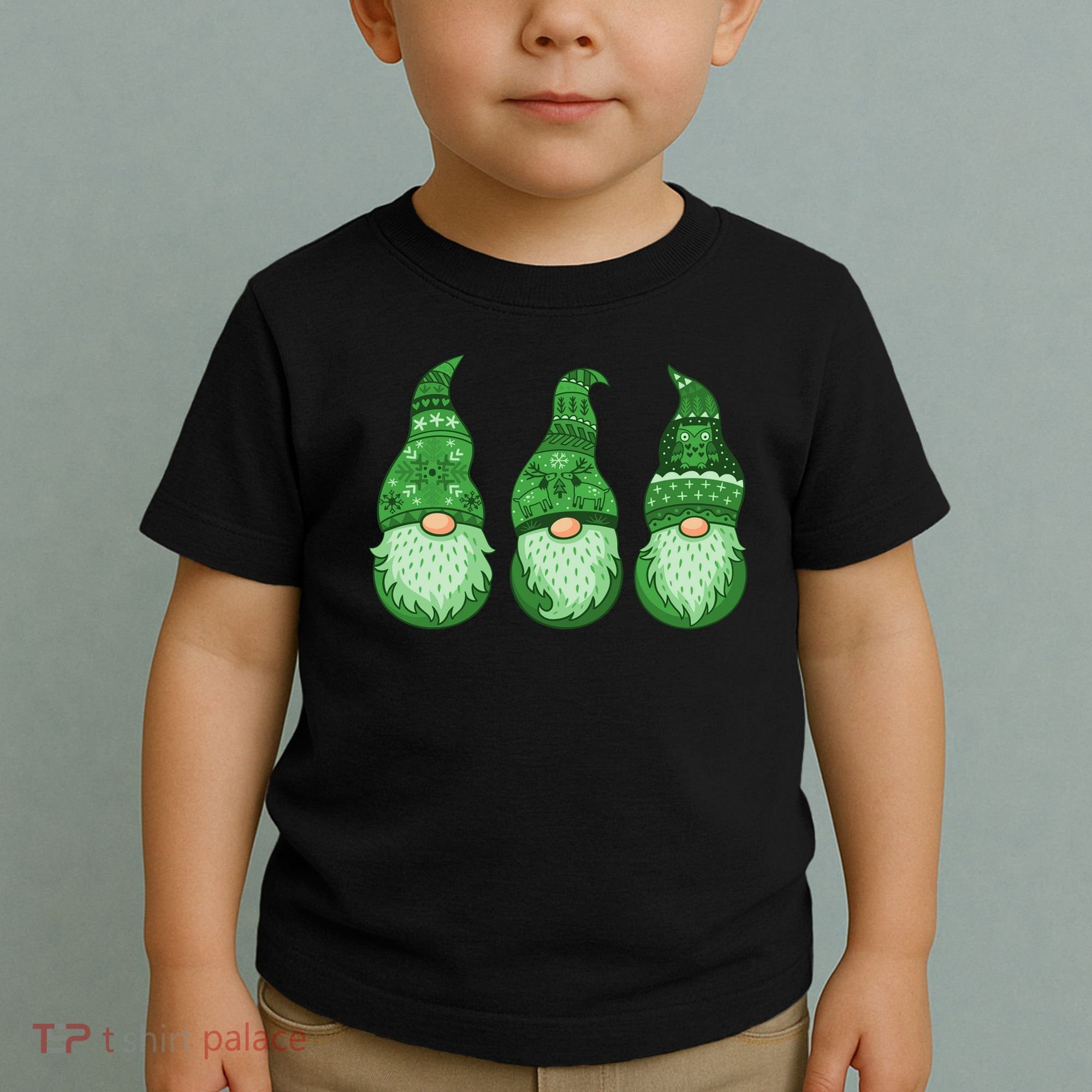 Green Ugly Sweater Irish Gnomes St Patricks Day Toddler T-Shirt