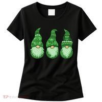Green Ugly Sweater Irish Gnomes St Patricks Day Women's T-Shirt thumb 0