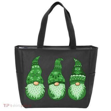 Green Ugly Sweater Irish Gnomes St Patricks Day Tote Bag