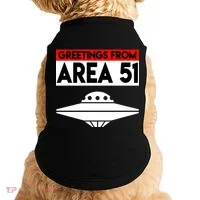 Greetings From Area 51 Doggie Tank thumb 0