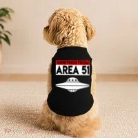 Greetings From Area 51 Doggie Tank thumb 2