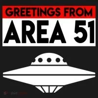 Greetings From Area 51 Doggie Tank thumb 4