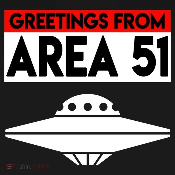 Greetings From Area 51 Doggie Tank