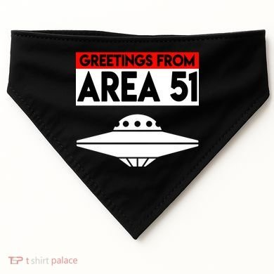 Greetings From Area 51 USA-Made Doggie Bandana