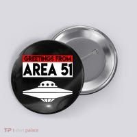 Greetings From Area 51 Button thumb 0