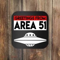 Greetings From Area 51 Coaster thumb 0
