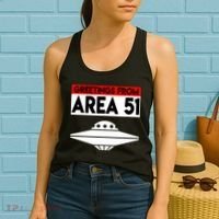 Greetings From Area 51 Women's Tank Top thumb 2