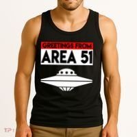 Greetings From Area 51 Tank Top thumb 3