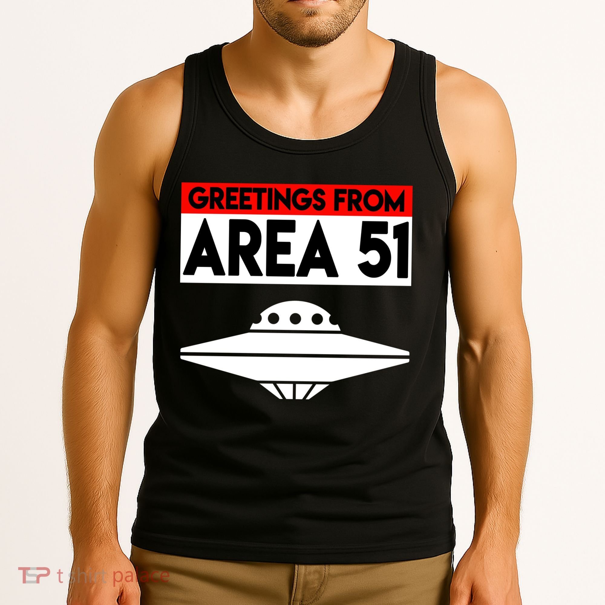 Greetings From Area 51 Tank Top