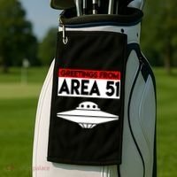 Greetings From Area 51 Golf Towel thumb 2