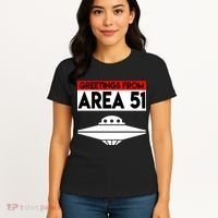 Greetings From Area 51 Women's T-Shirt thumb 4