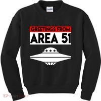 Greetings From Area 51 Kids Sweatshirt thumb 0