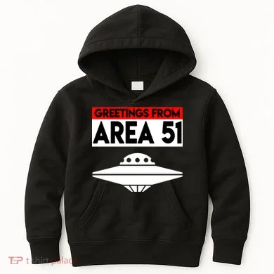 Greetings From Area 51 Kids Hoodie