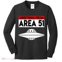 Greetings From Area 51 Kids Long Sleeve Shirt thumb 0