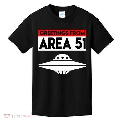 Greetings From Area 51 Kids T-Shirt