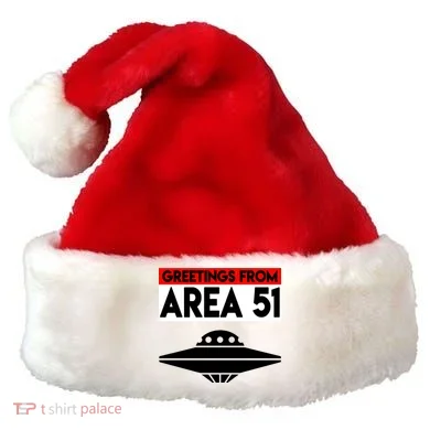 Greetings From Area 51 Santa Hat
