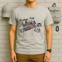Greetings From Lake George New York NY T-Shirt thumb 6