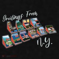 Greetings From Lake George New York NY Ladies PosiCharge Tri-Blend Wicking Tank thumb 2