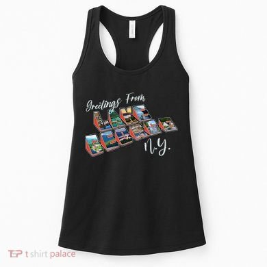 Greetings From Lake George New York NY Women's Tank Top