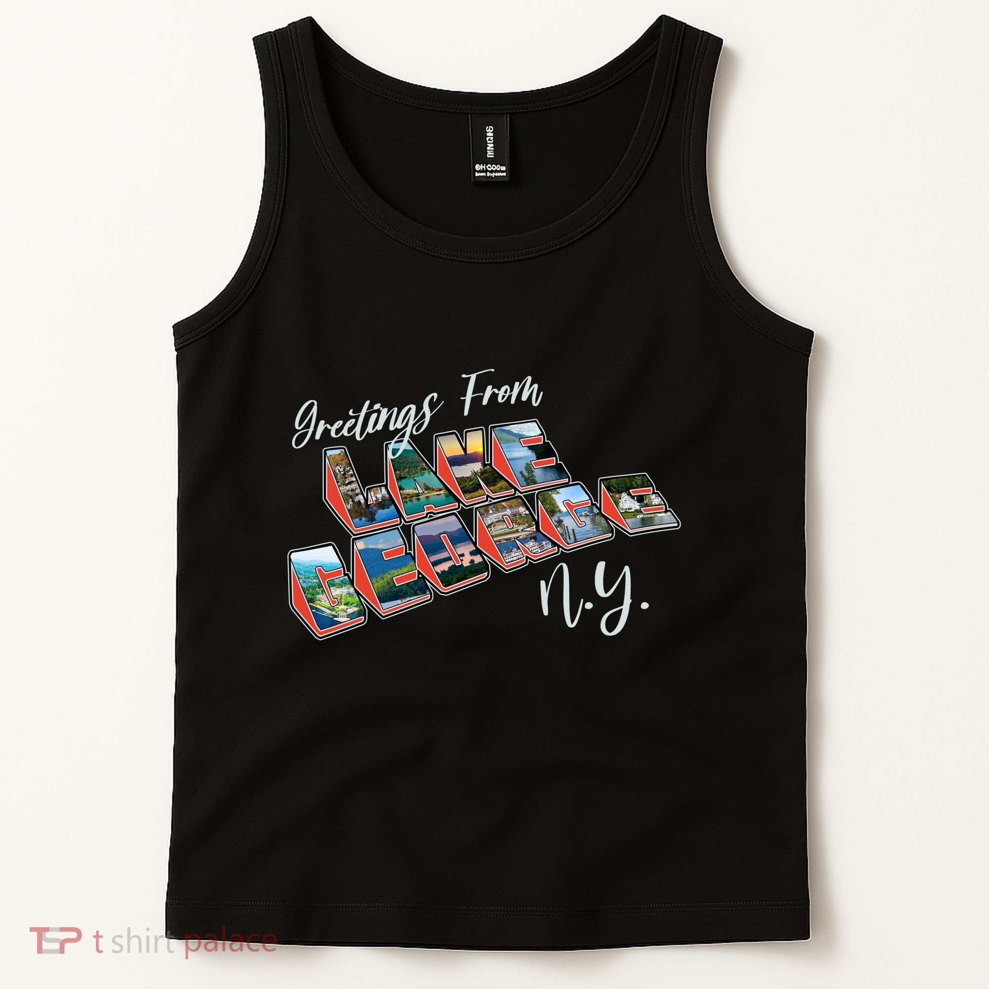 Greetings From Lake George New York NY Tank Top
