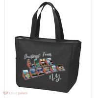 Greetings From Lake George New York NY Tote Bag thumb 3