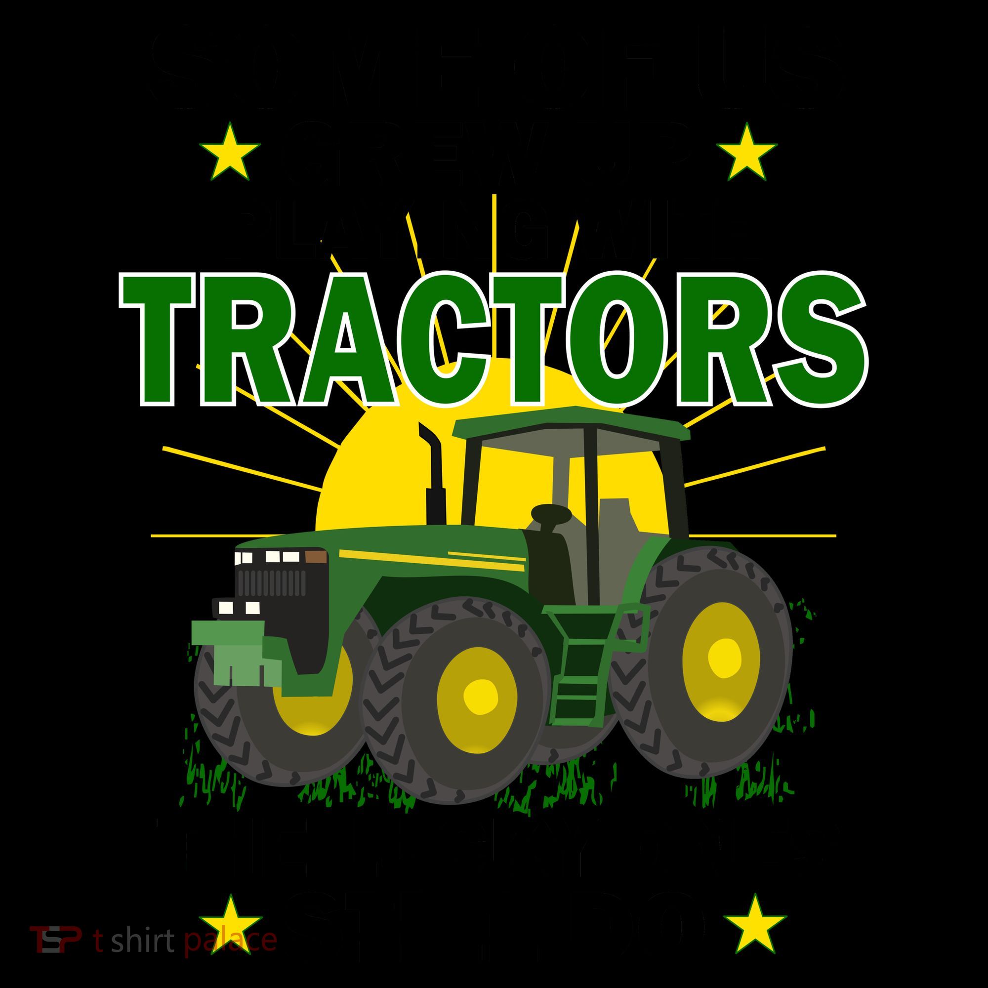 Grew Up Playing With Tractors Lucky Ones Still Do Coffee Mug