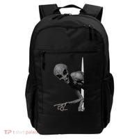 Grey Alien Peaking  Area 51 UFO Abduction Backpack thumb 0