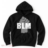 Grey BLM Fist Black Lives Matter Hoodie thumb 0