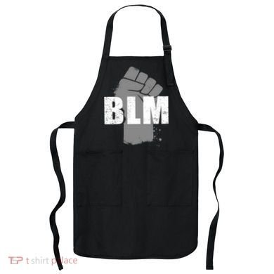 Grey BLM Fist Black Lives Matter Apron