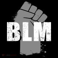 Grey BLM Fist Black Lives Matter Button thumb 1