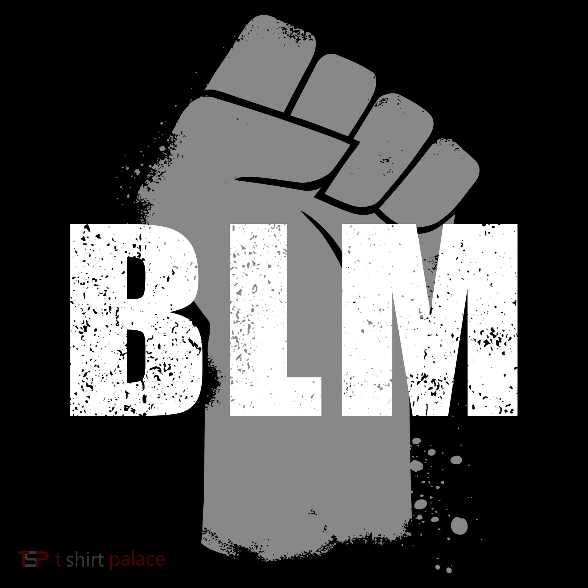 Grey BLM Fist Black Lives Matter Bucket Hat