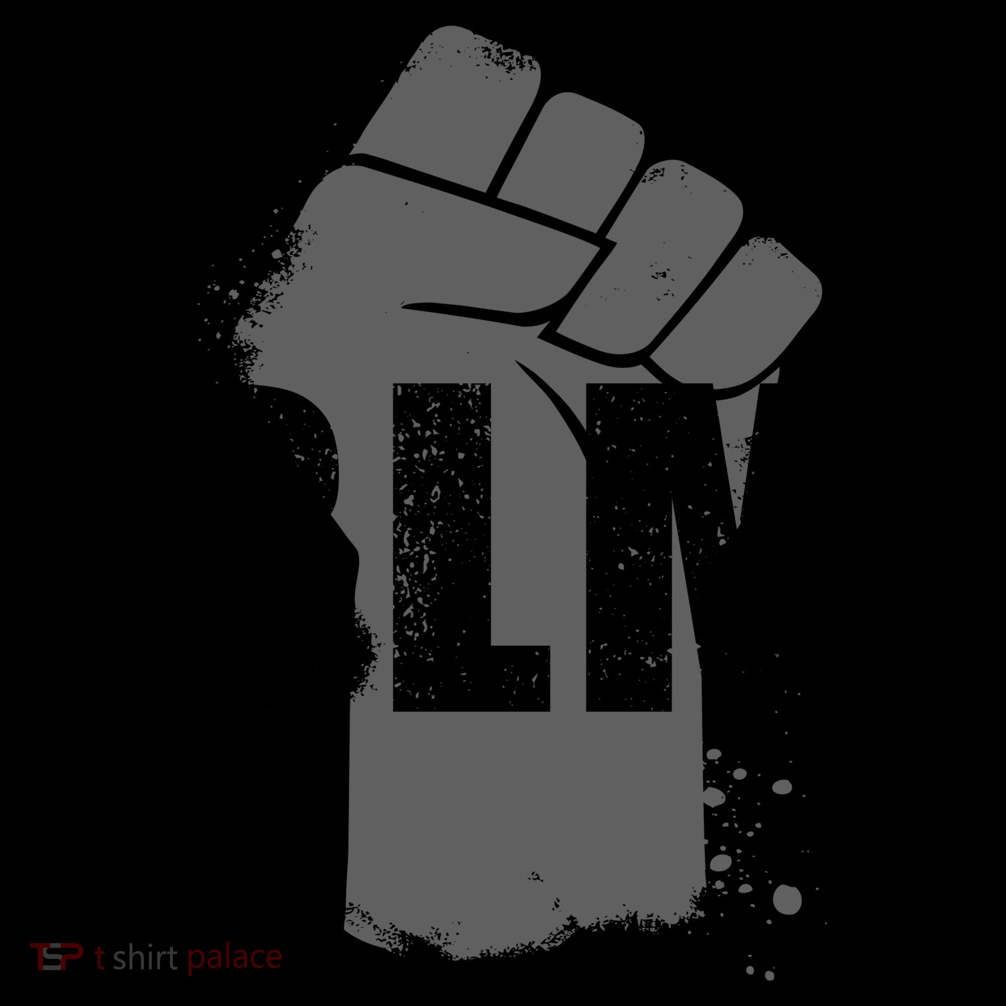 Grey BLM Fist Black Lives Matter Coffee Mug
