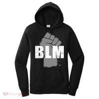 Grey BLM Fist Black Lives Matter Women's Hoodie thumb 0