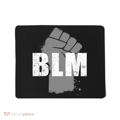 Grey BLM Fist Black Lives Matter Mousepad