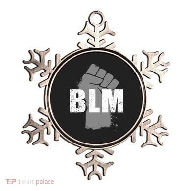 Grey BLM Fist Black Lives Matter Ornament