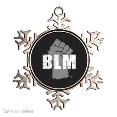 Grey BLM Fist Black Lives Matter Ornament