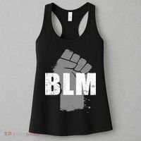 Grey BLM Fist Black Lives Matter Women's Tank Top thumb 3