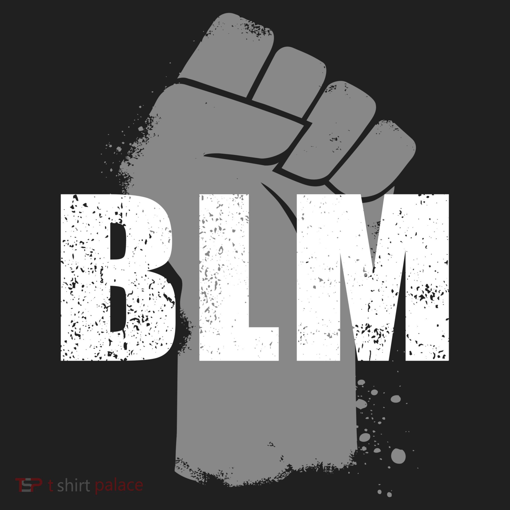 Grey BLM Fist Black Lives Matter Hat